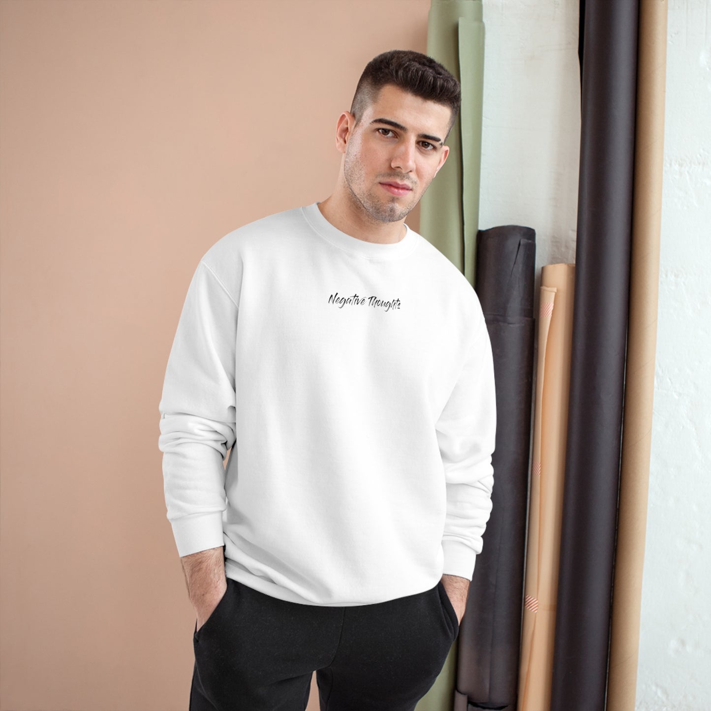 Negative Thoughts Omni Mask Champions Crewneck