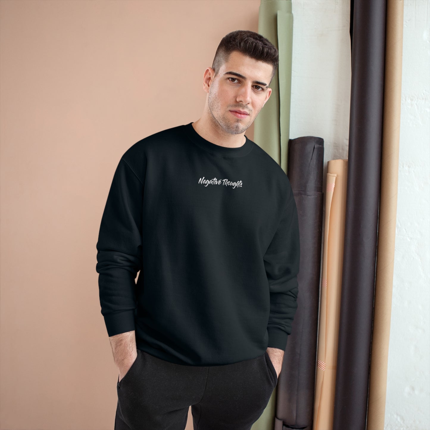 Negative Thoughts Omni Mask Champions Crewneck