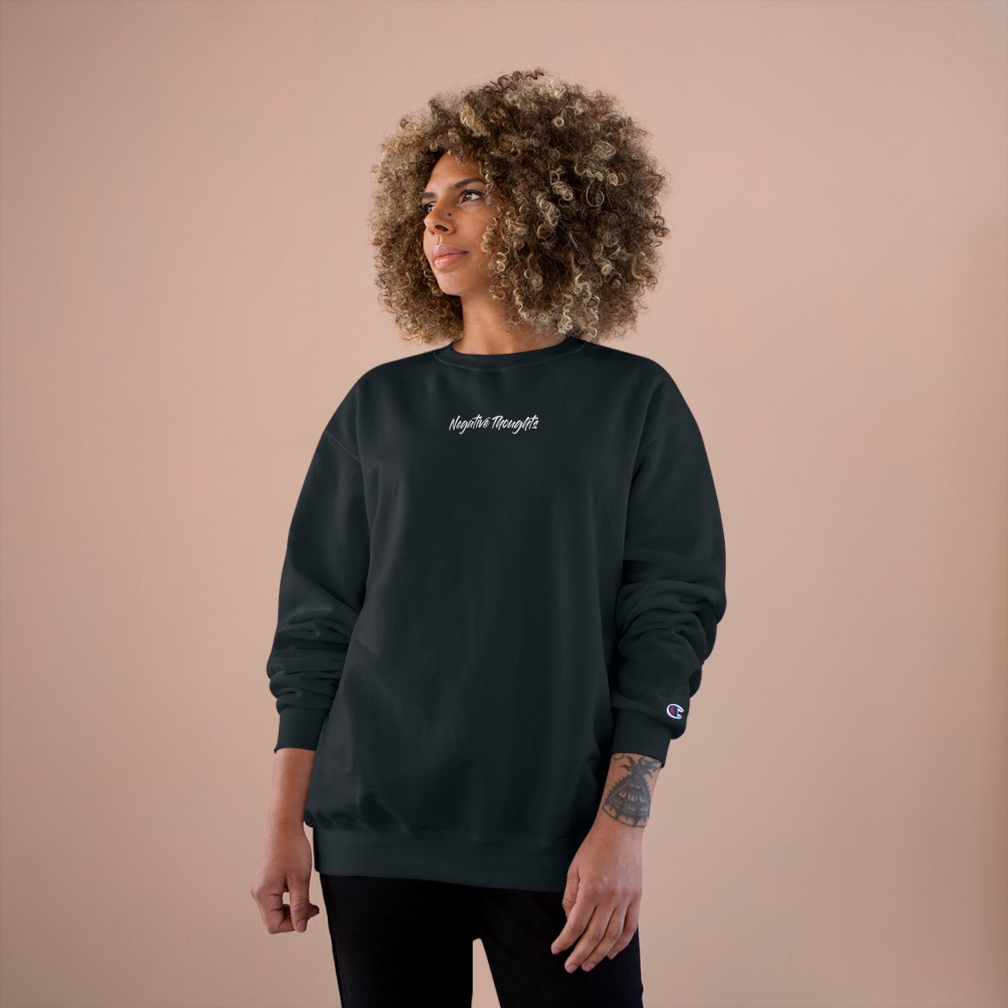 Negative Thoughts Omni Mask Champions Crewneck