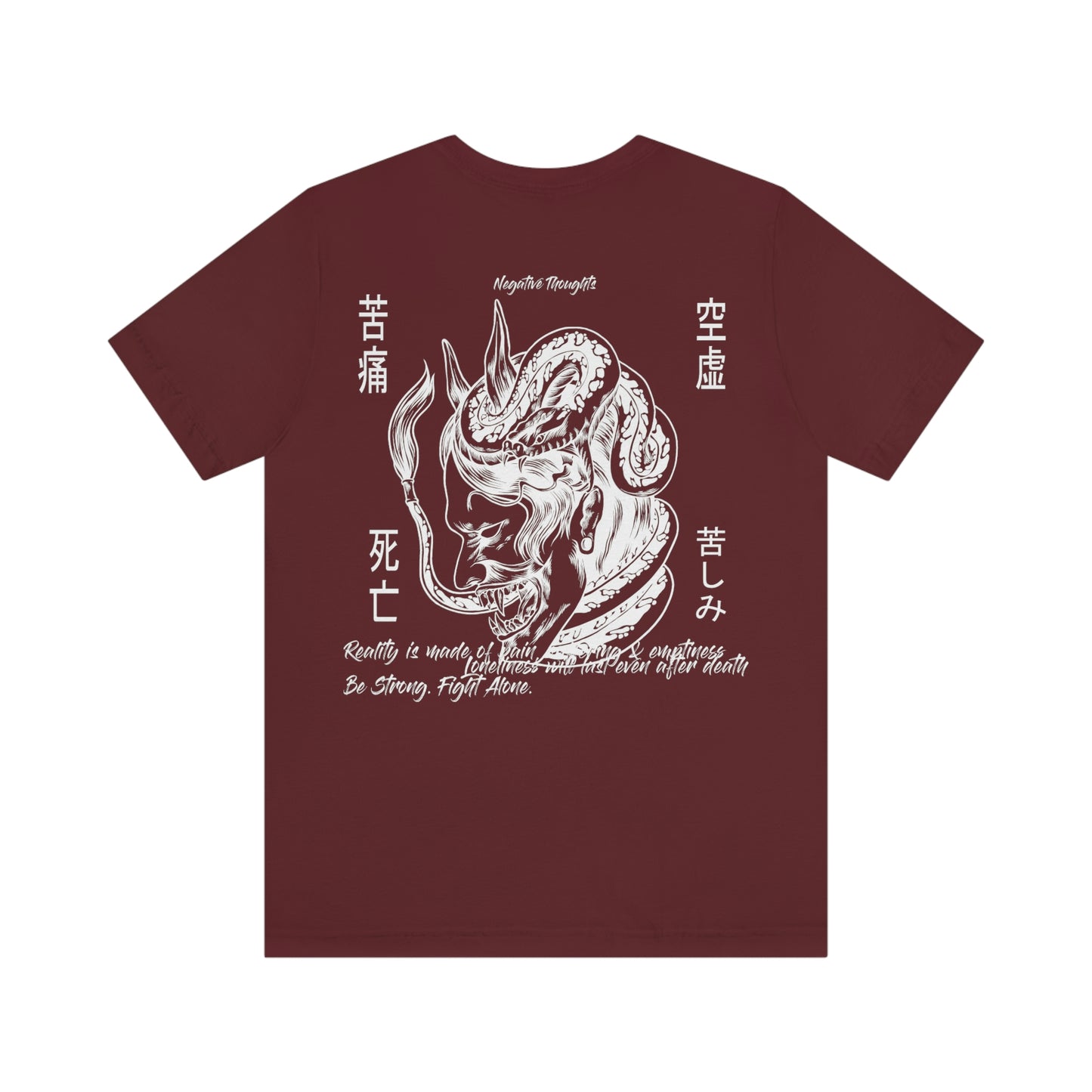 Negative Thoughts Oni Mask Shirt