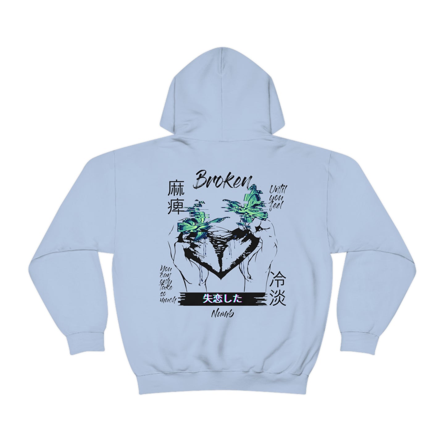 Negative Broken Heart Hoodie