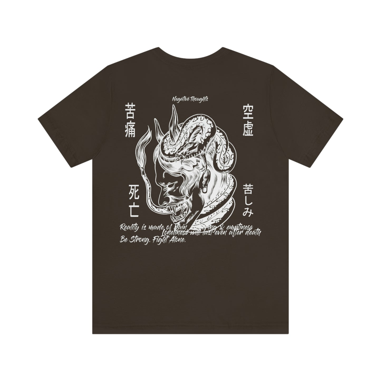 Negative Thoughts Oni Mask Shirt