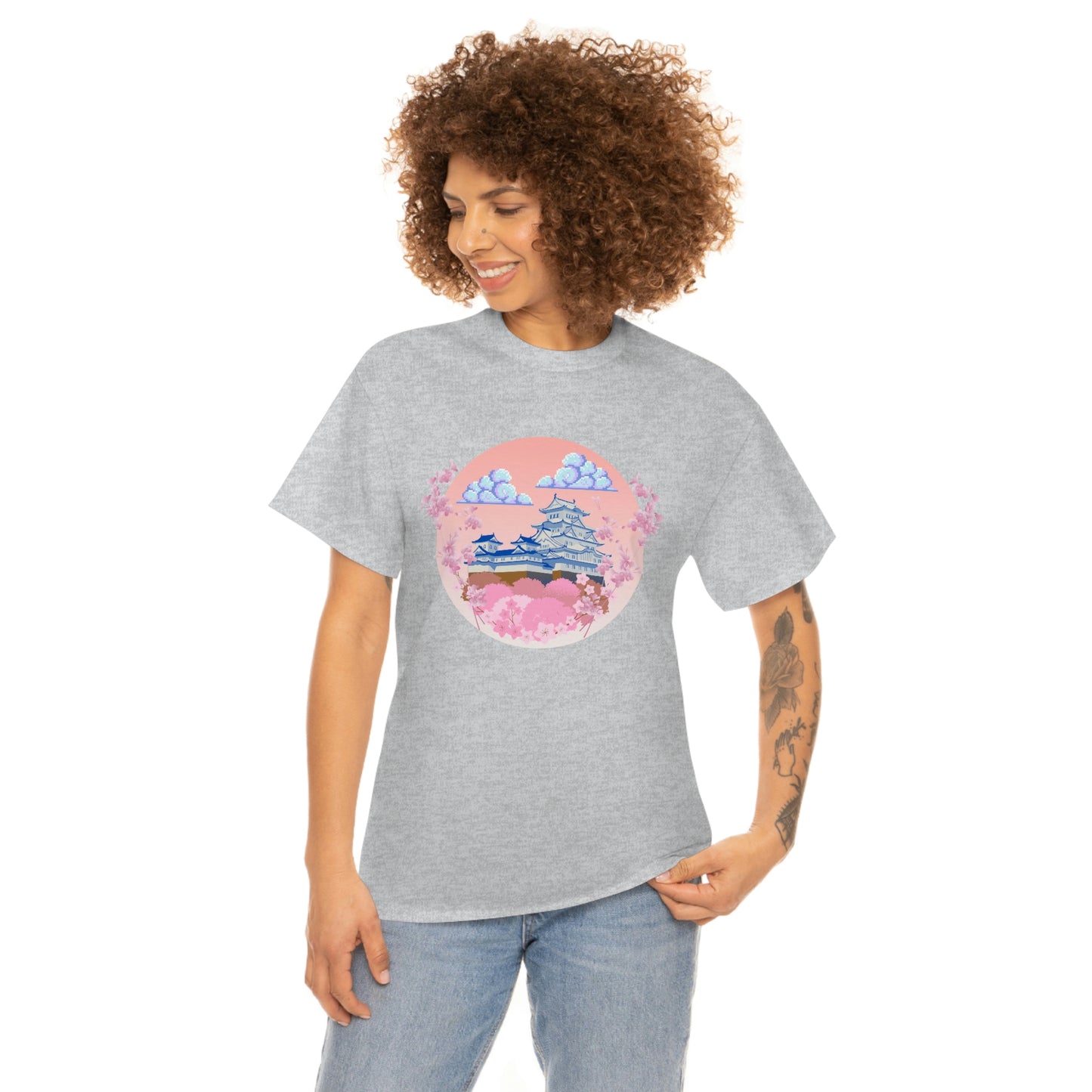 Cherry Blossom Flower Zen Tee