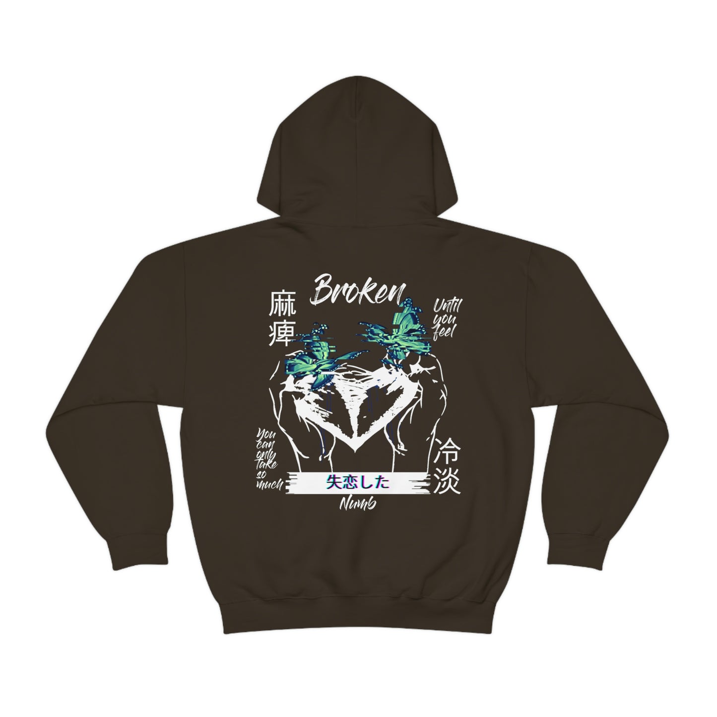 Negative Broken Heart Hoodie