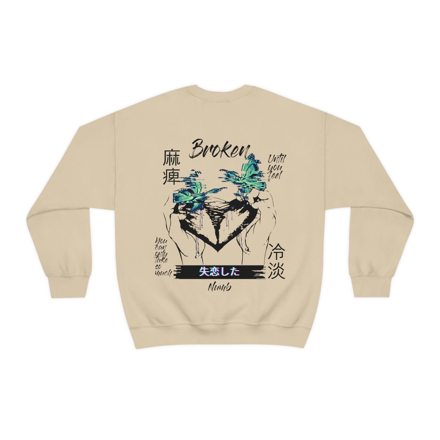 Negative Broken Heart Crewneck
