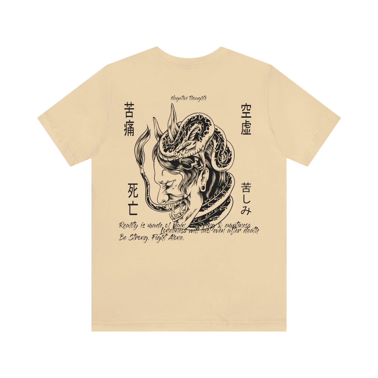 Negative Thoughts Oni Mask Shirt