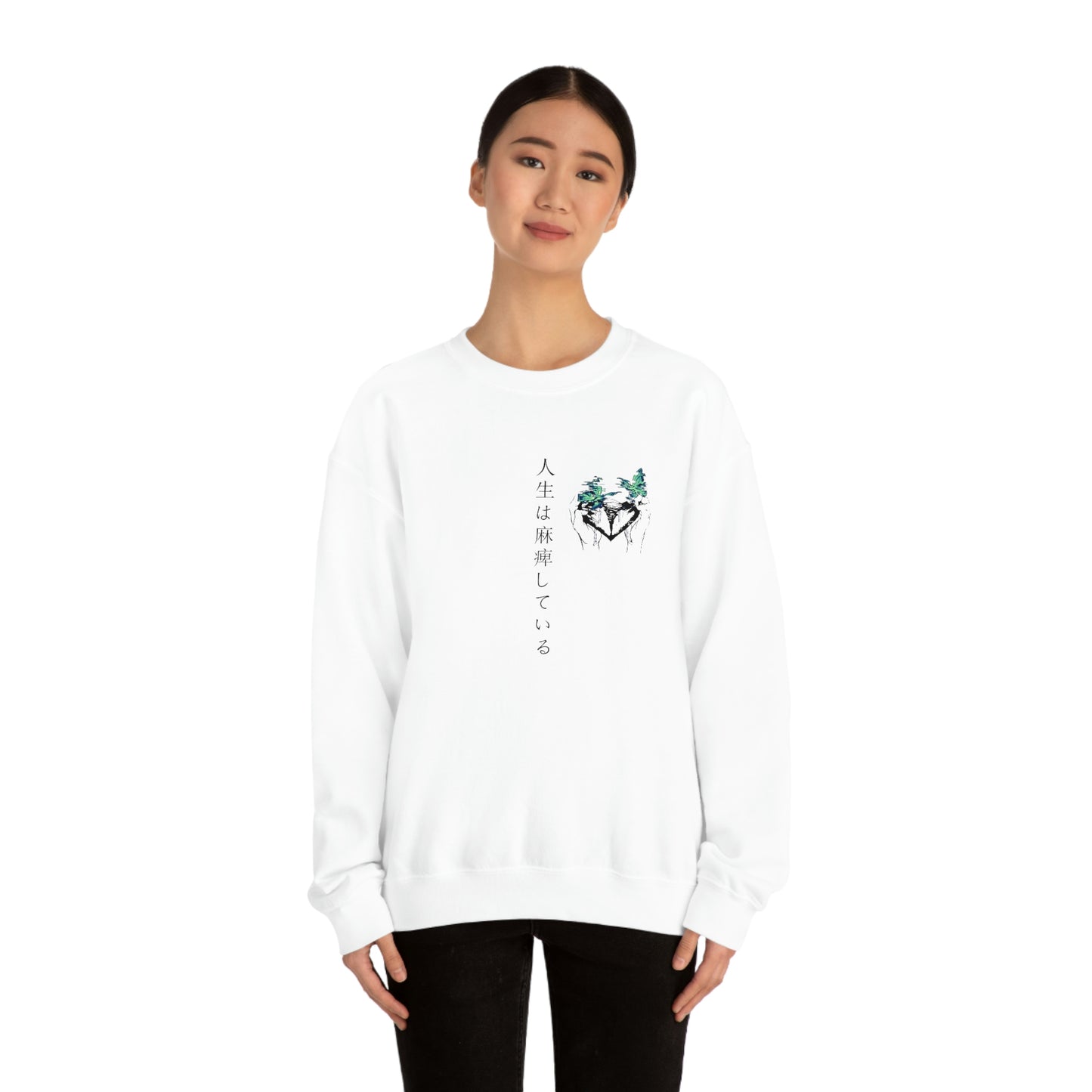 Negative Broken Heart Crewneck