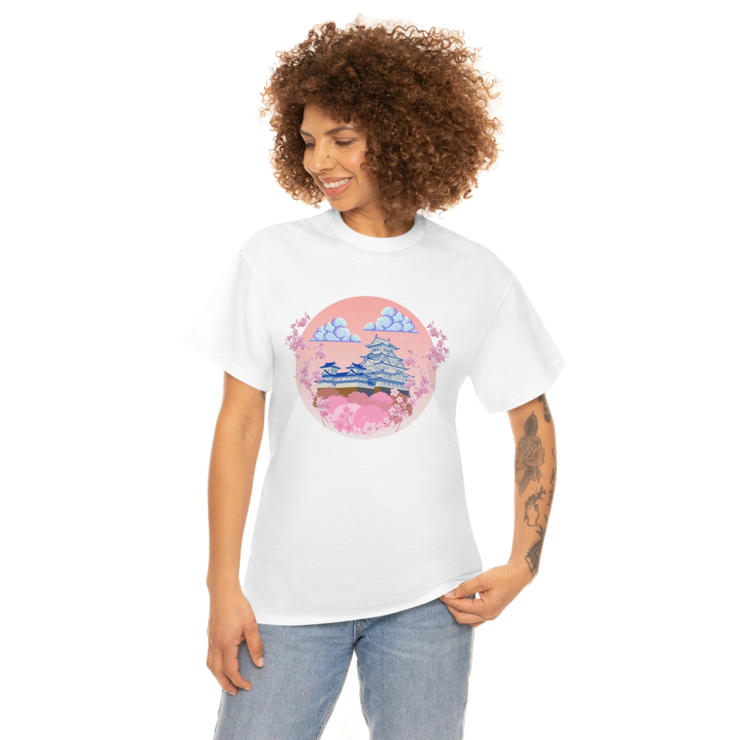 Cherry Blossom Flower Zen Tee