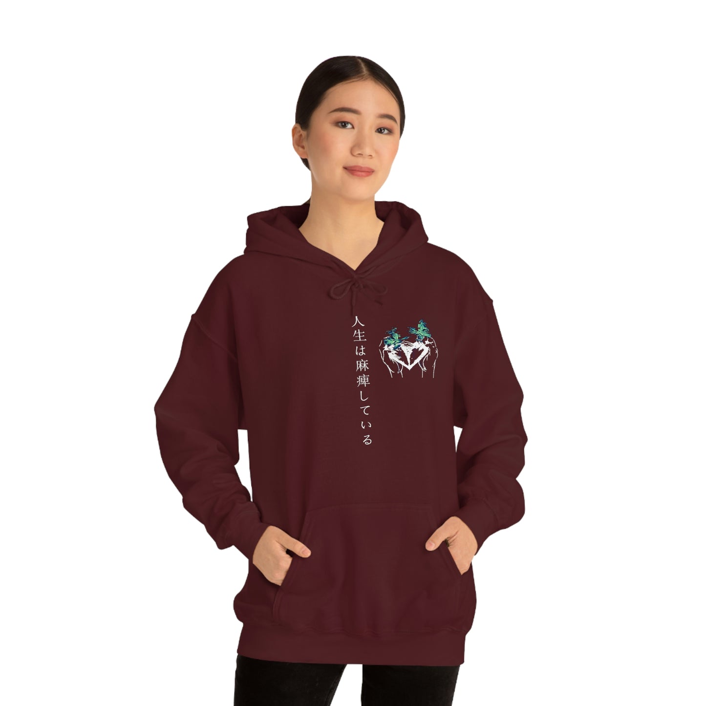 Negative Broken Heart Hoodie