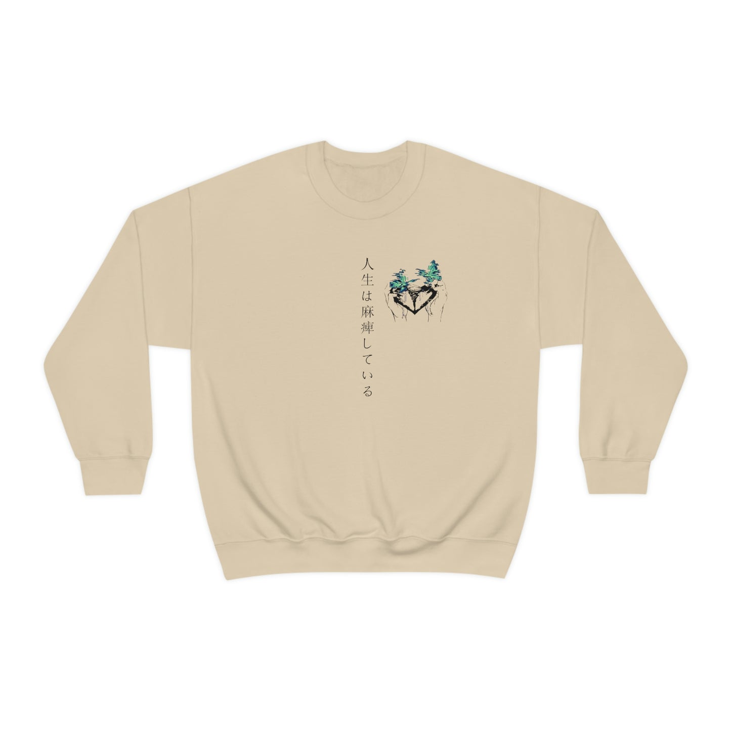 Negative Broken Heart Crewneck