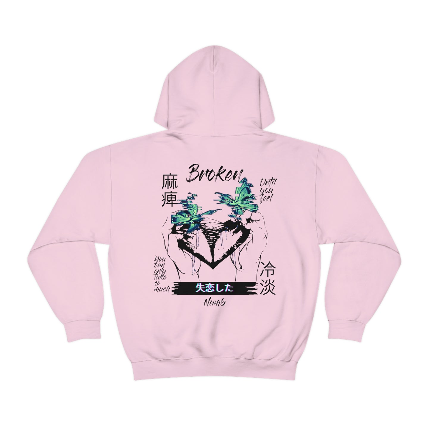 Negative Broken Heart Hoodie