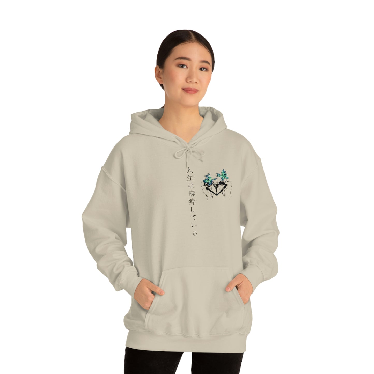 Negative Broken Heart Hoodie