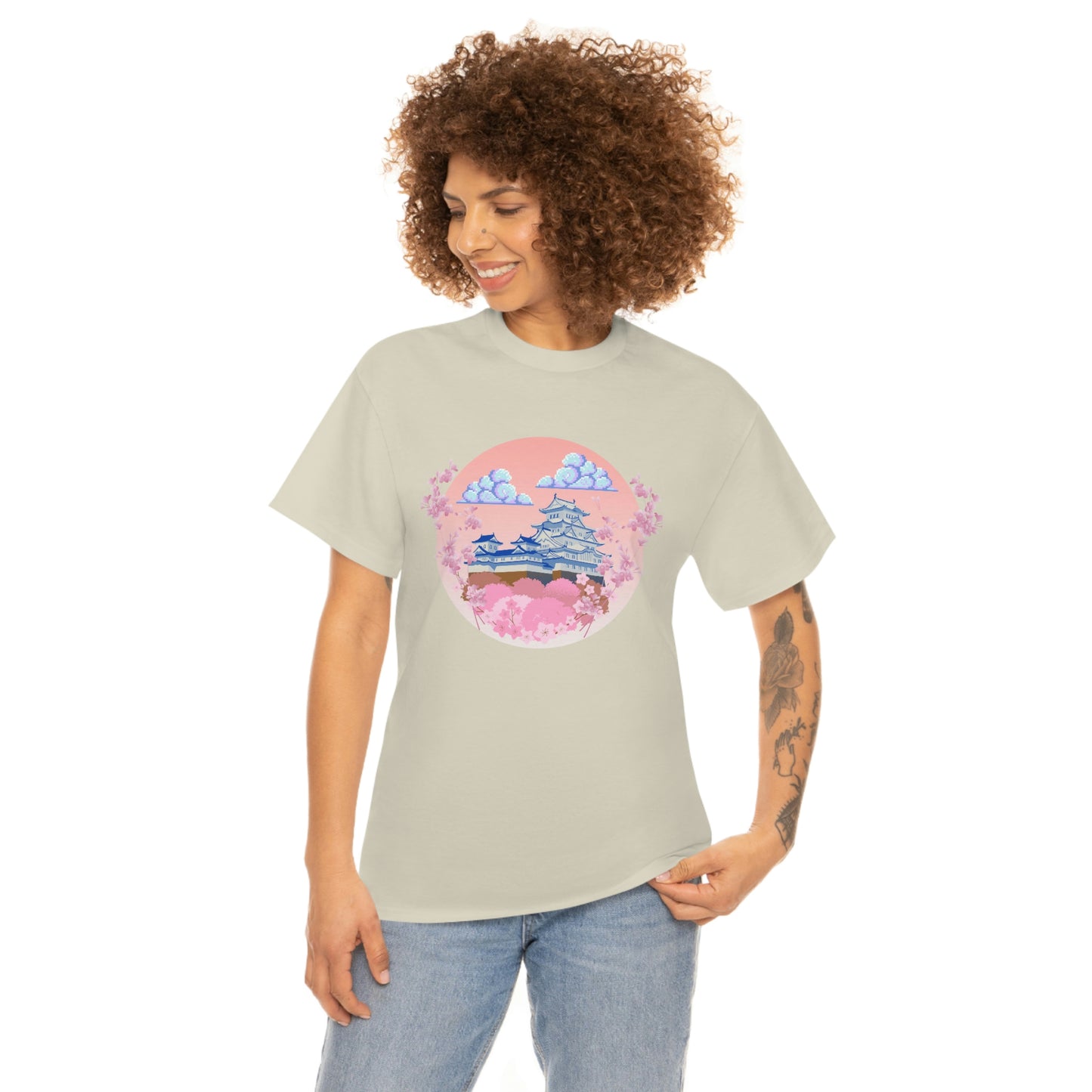 Cherry Blossom Flower Zen Tee