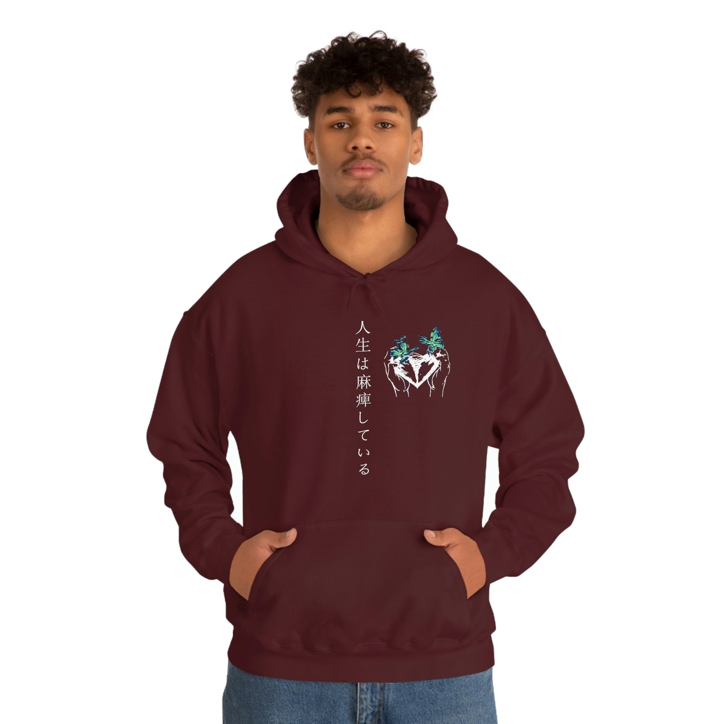 Negative Broken Heart Hoodie