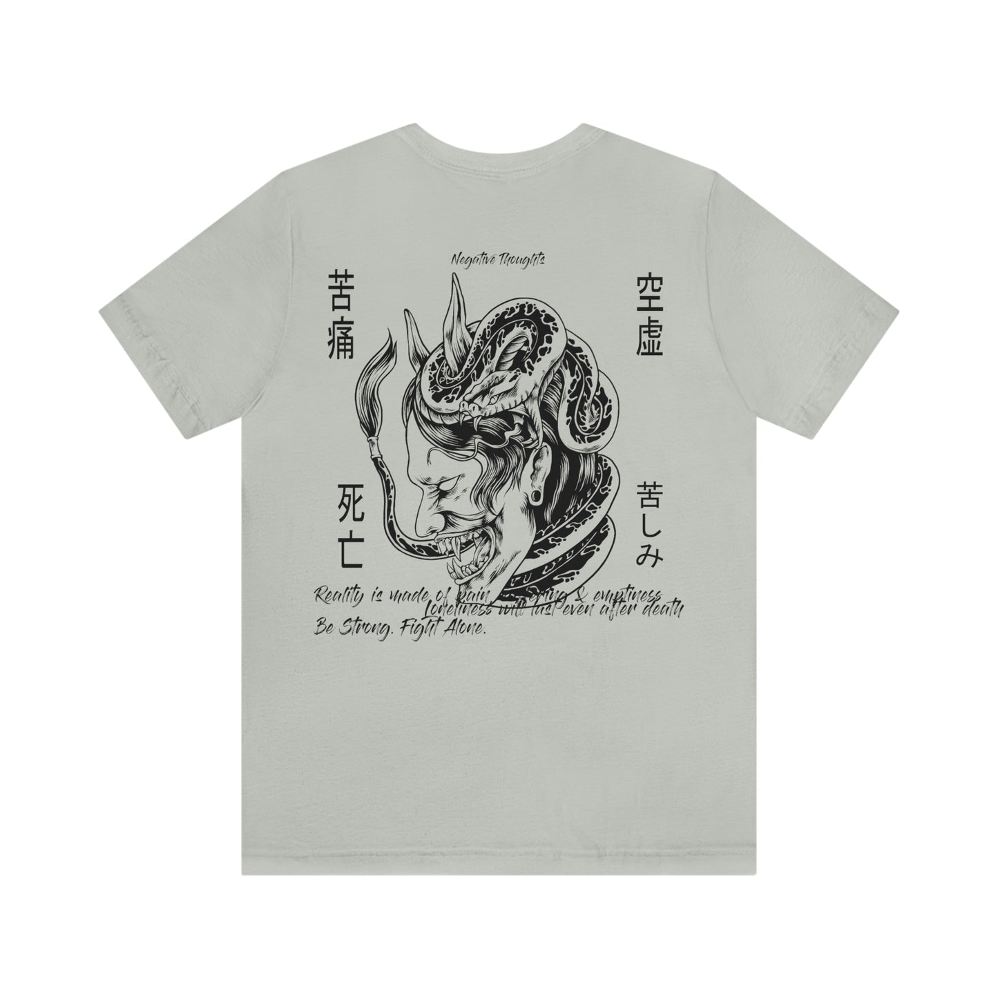 Negative Thoughts Oni Mask Shirt