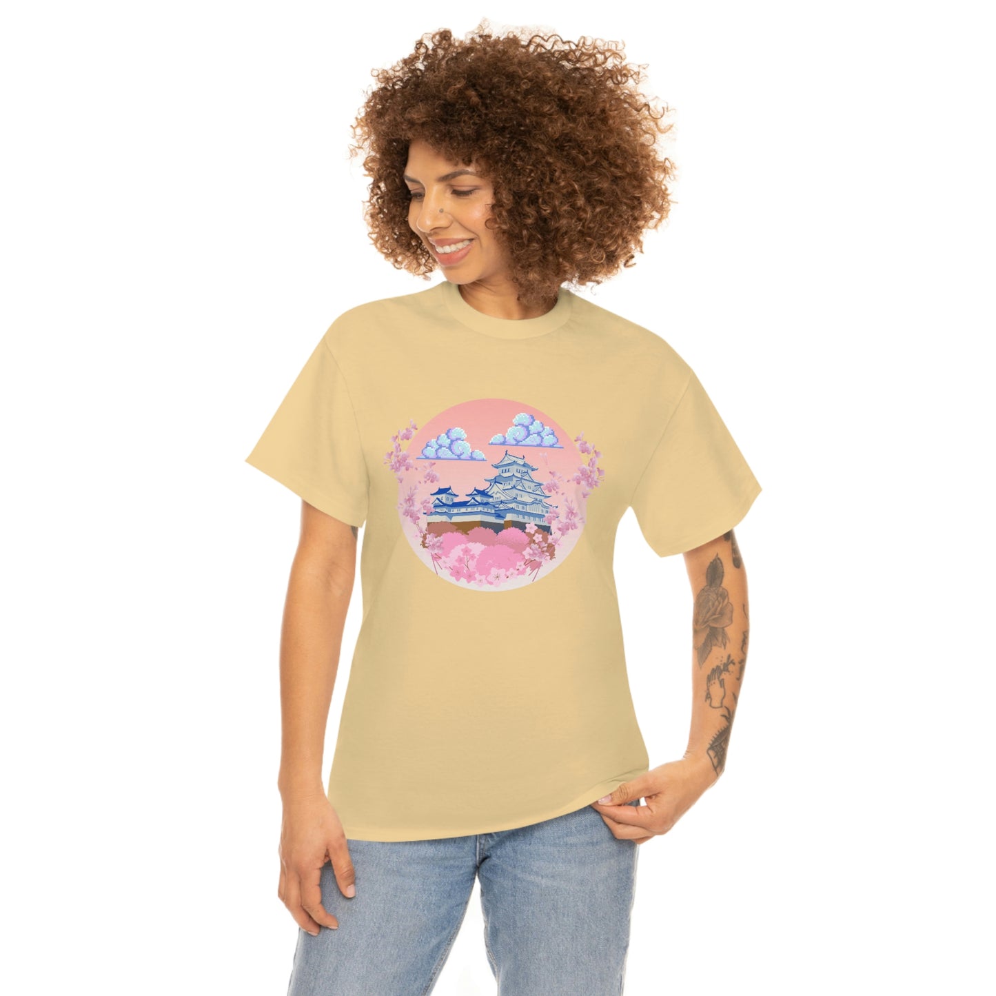 Cherry Blossom Flower Zen Tee