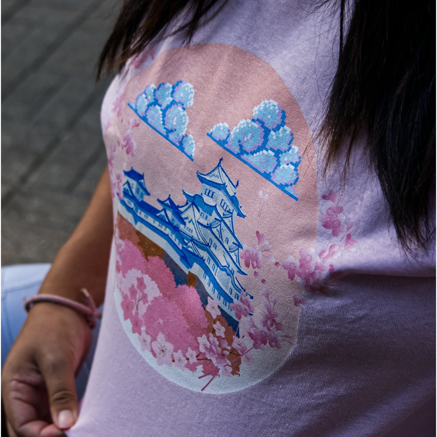 Cherry Blossom Flower Zen Tee