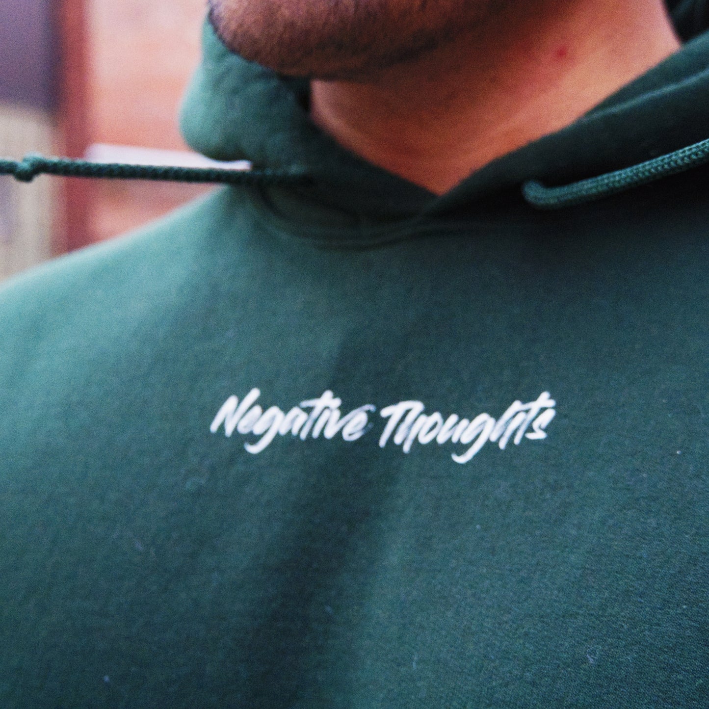 Negative Thoughts Oni Mask Hoodie