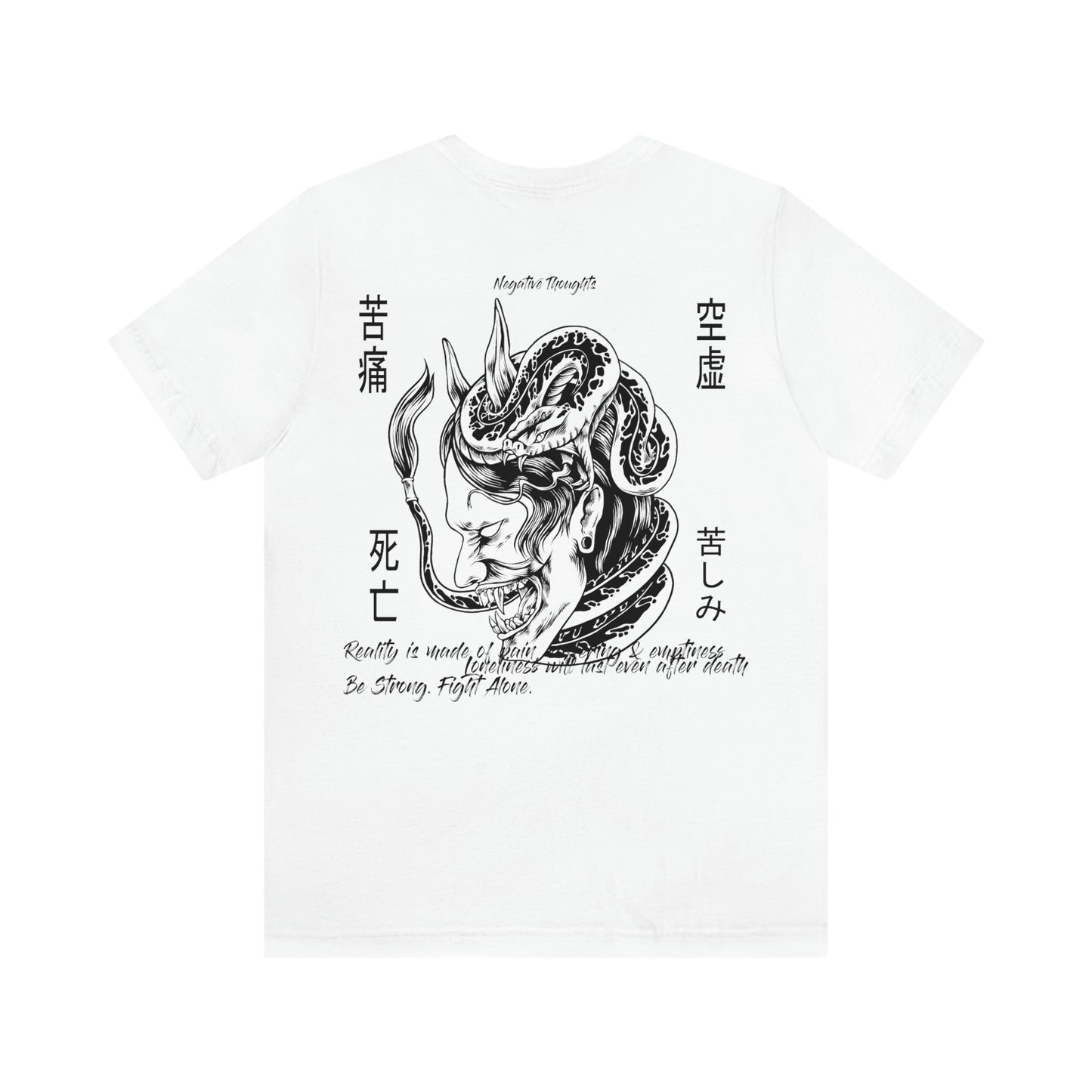 Negative Thoughts Oni Mask Shirt