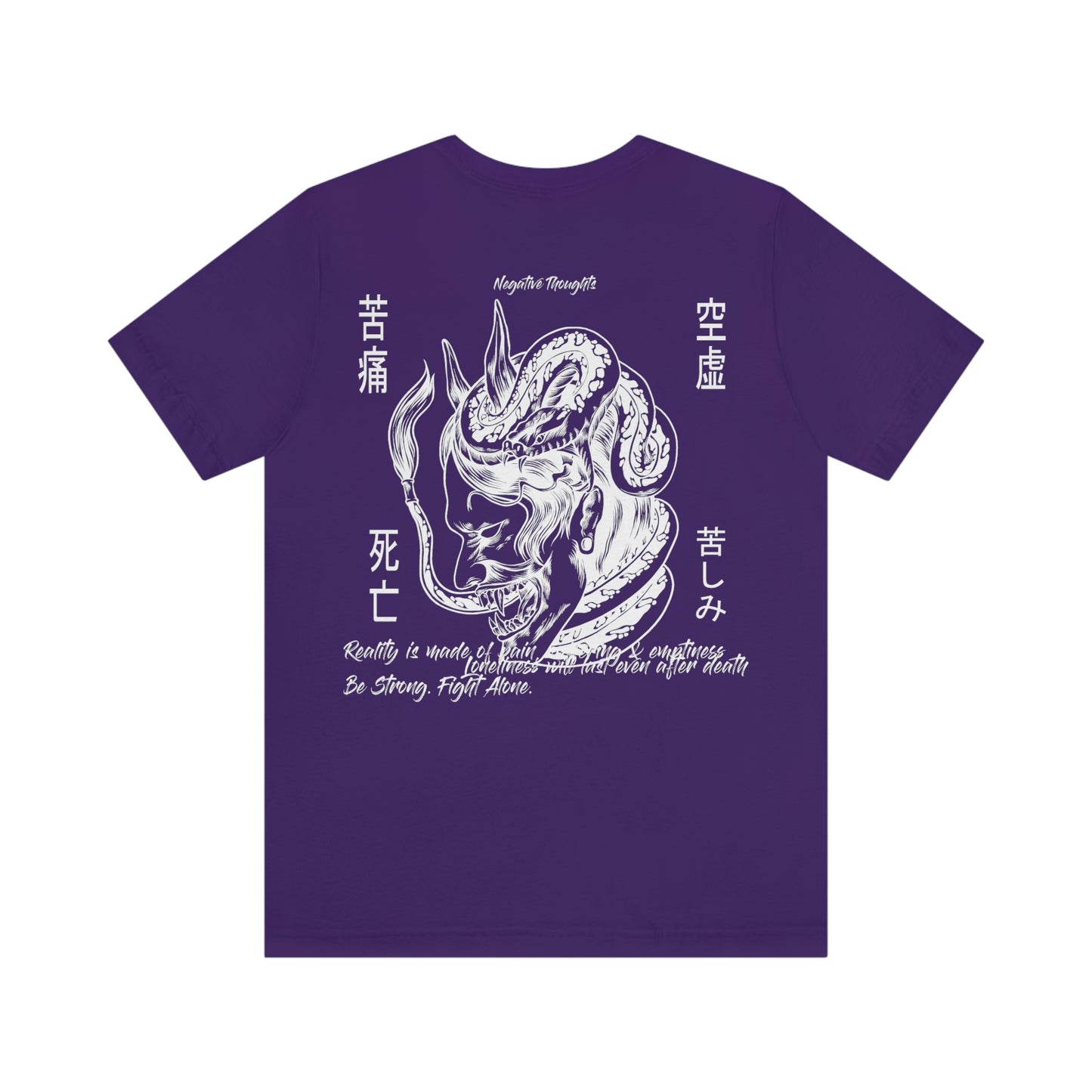 Negative Thoughts Oni Mask Shirt