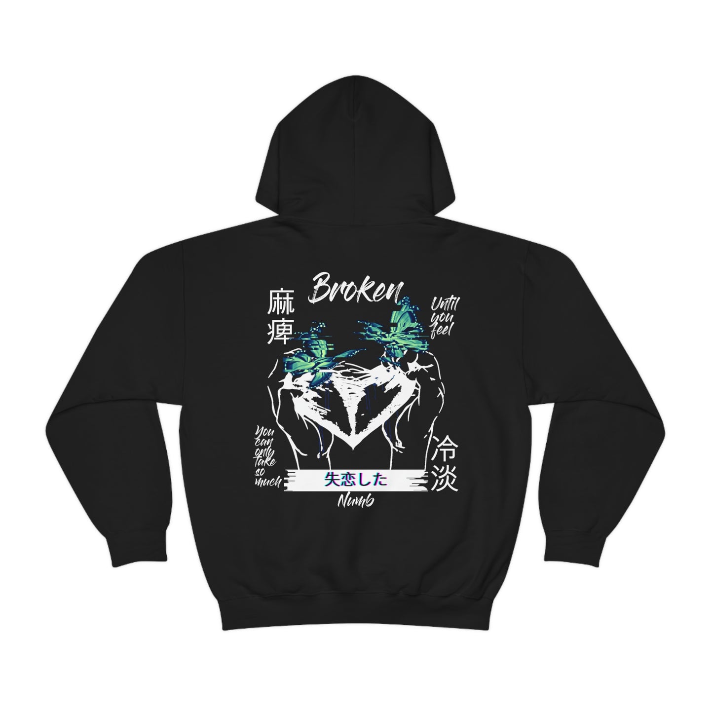 Negative Broken Heart Hoodie