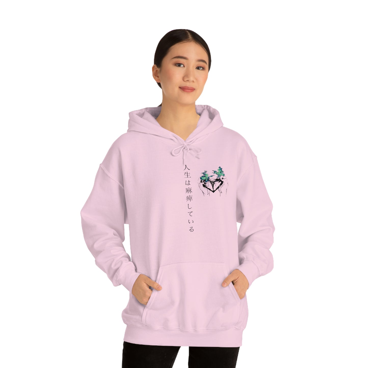Negative Broken Heart Hoodie
