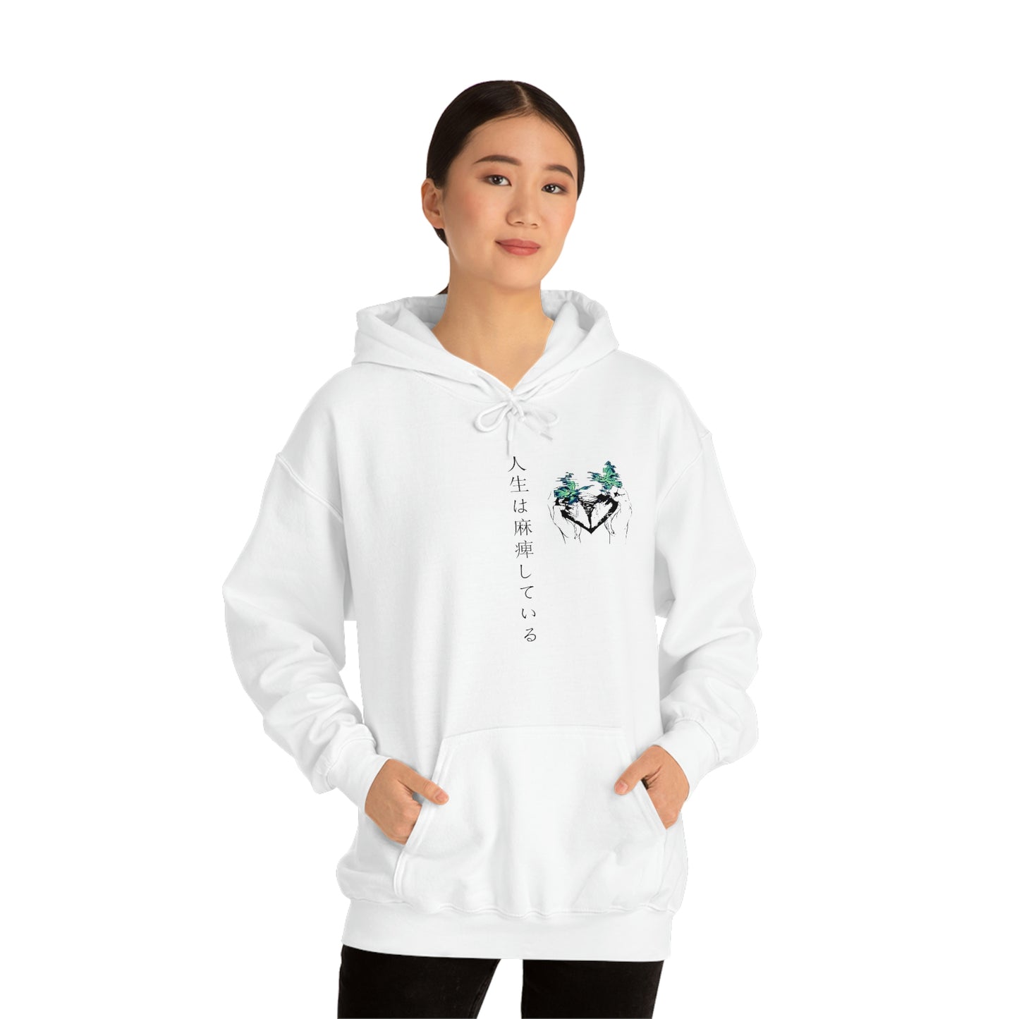 Negative Broken Heart Hoodie