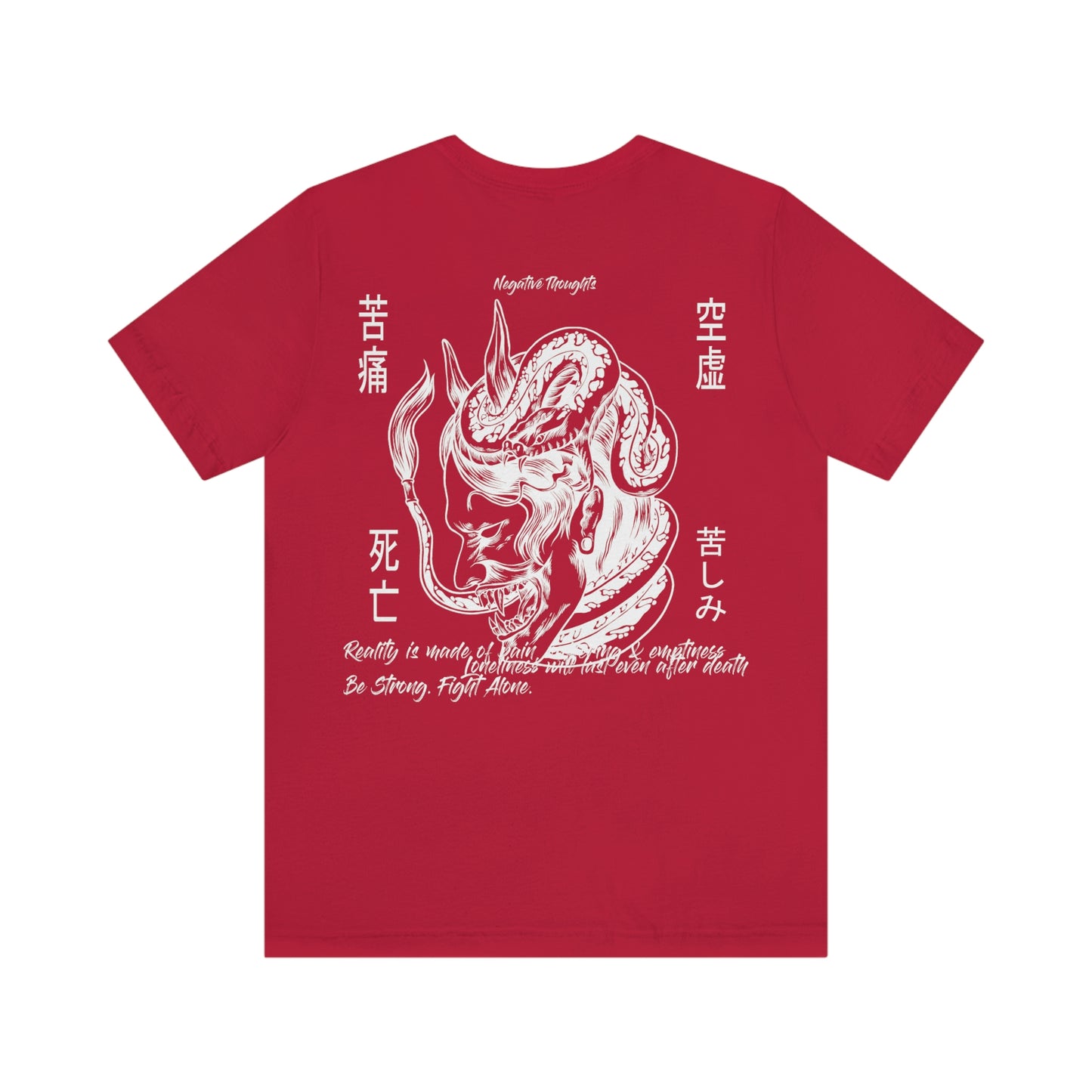 Negative Thoughts Oni Mask Shirt