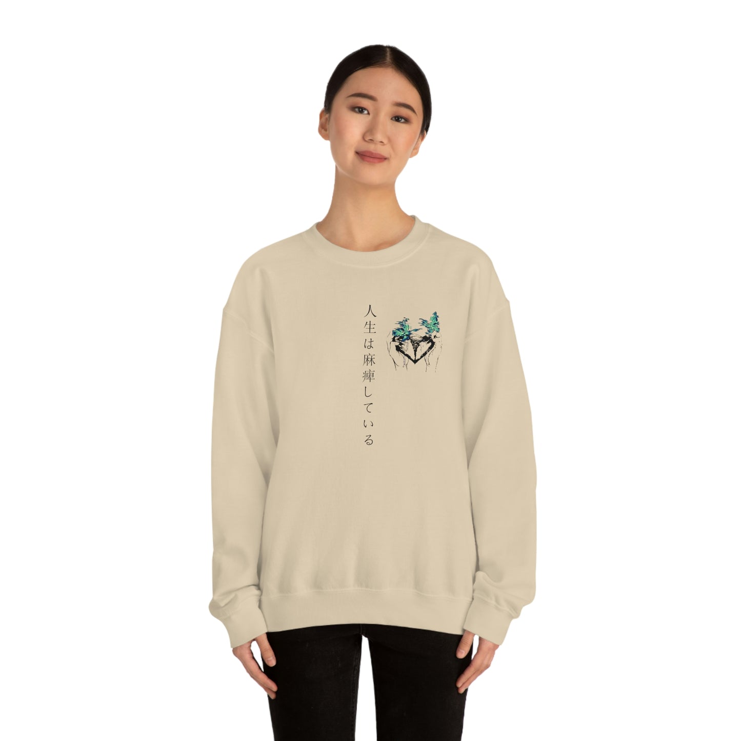 Negative Broken Heart Crewneck