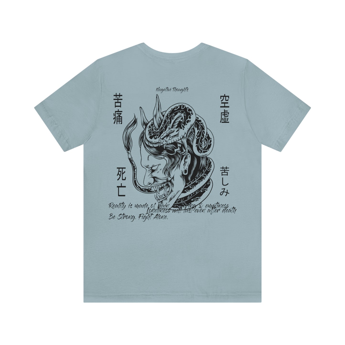 Negative Thoughts Oni Mask Shirt