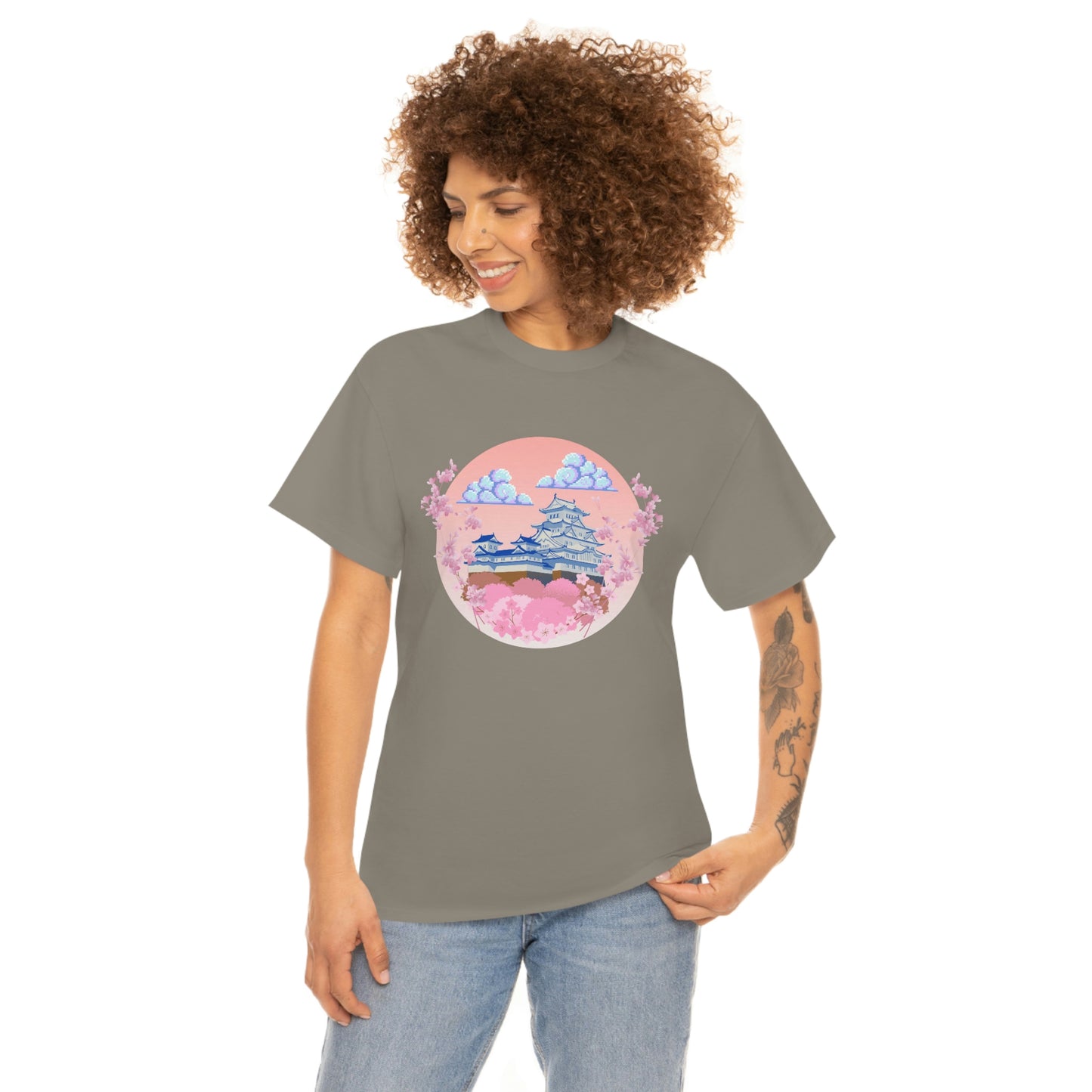 Cherry Blossom Flower Zen Tee