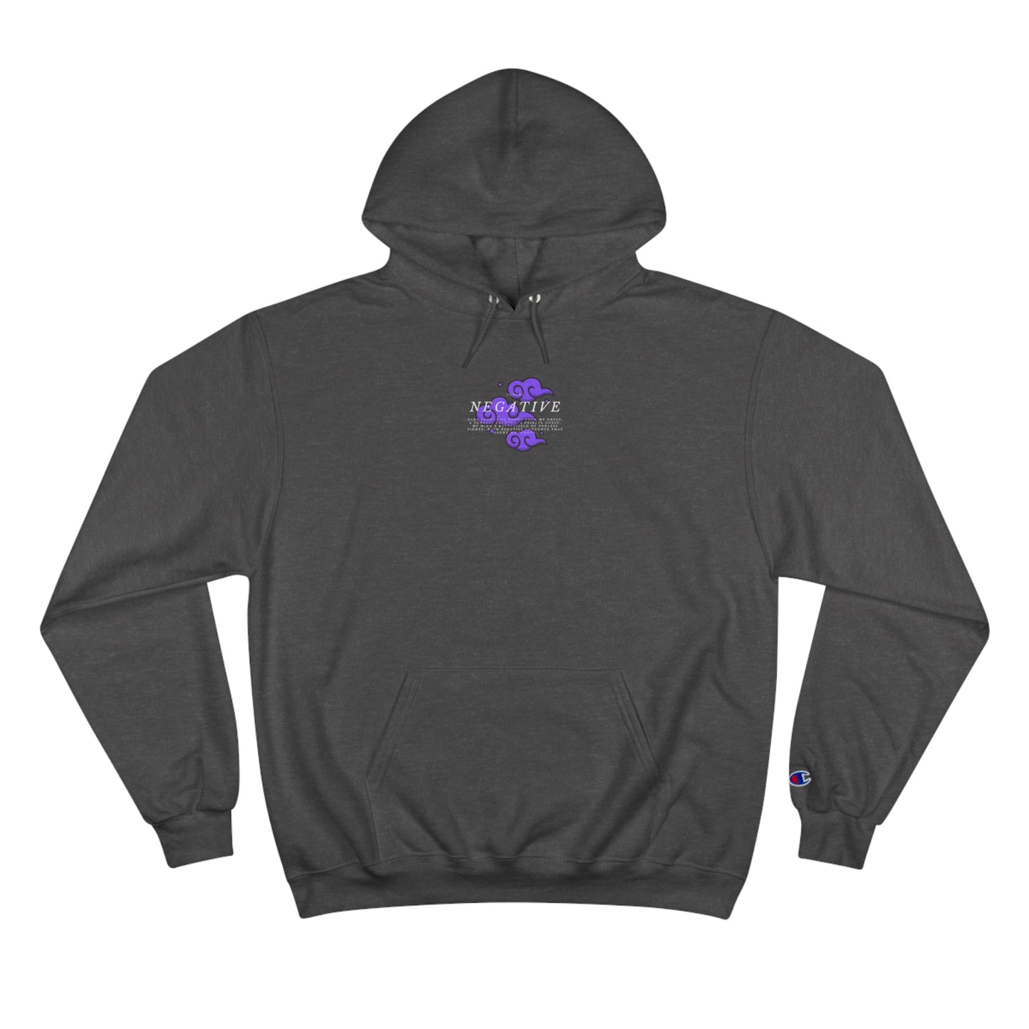 Inochi Negative Thoughts - Dark Cloud Champion Hoodie