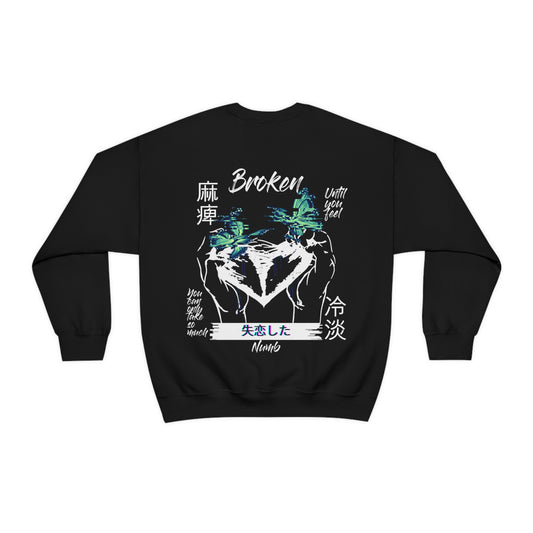 Negative Broken Heart Crewneck